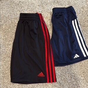 Adidas Black and Red Performance Shorts